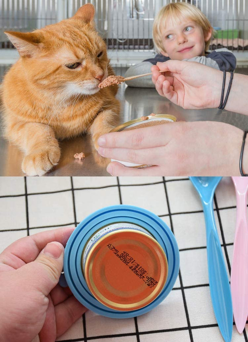 Silicone Pet Food Can Lids – Universal Reusable Covers for Dog & Cat Food Cans (Fits 3 Sizes)