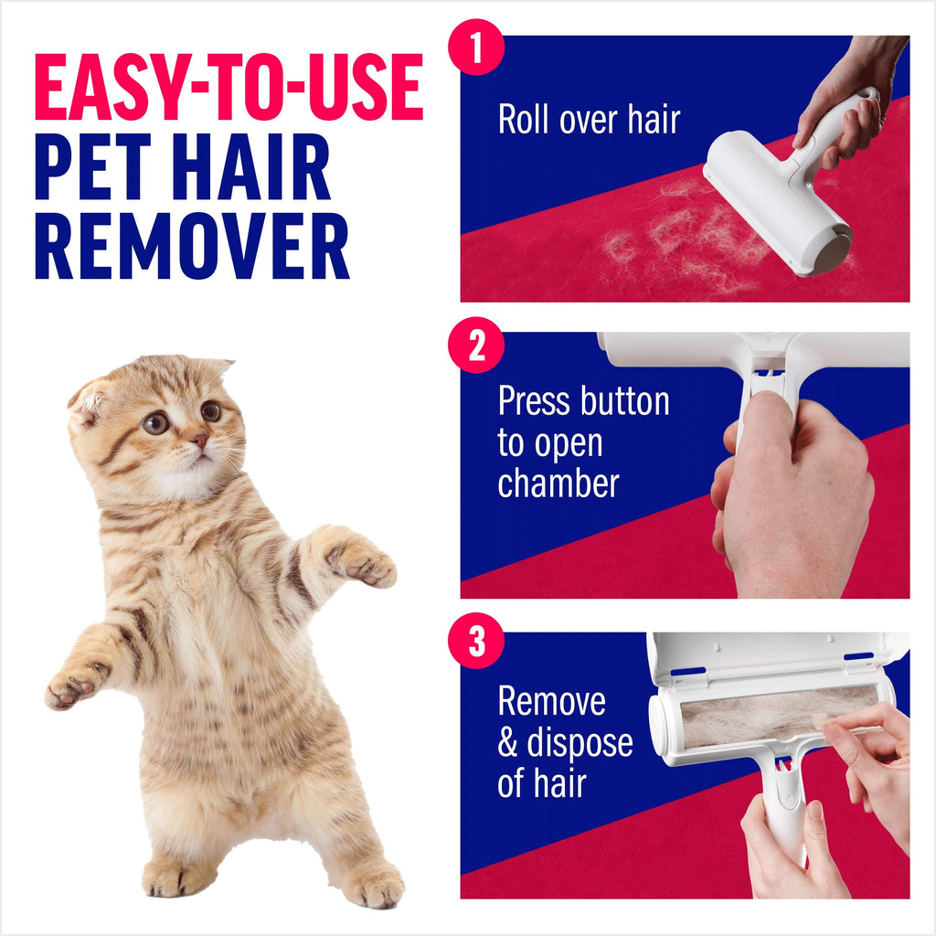 ChomChom Reusable Pet Hair Remover Roller for Dogs & Cats – Removes Hair from Furniture, Carpets & Clothing