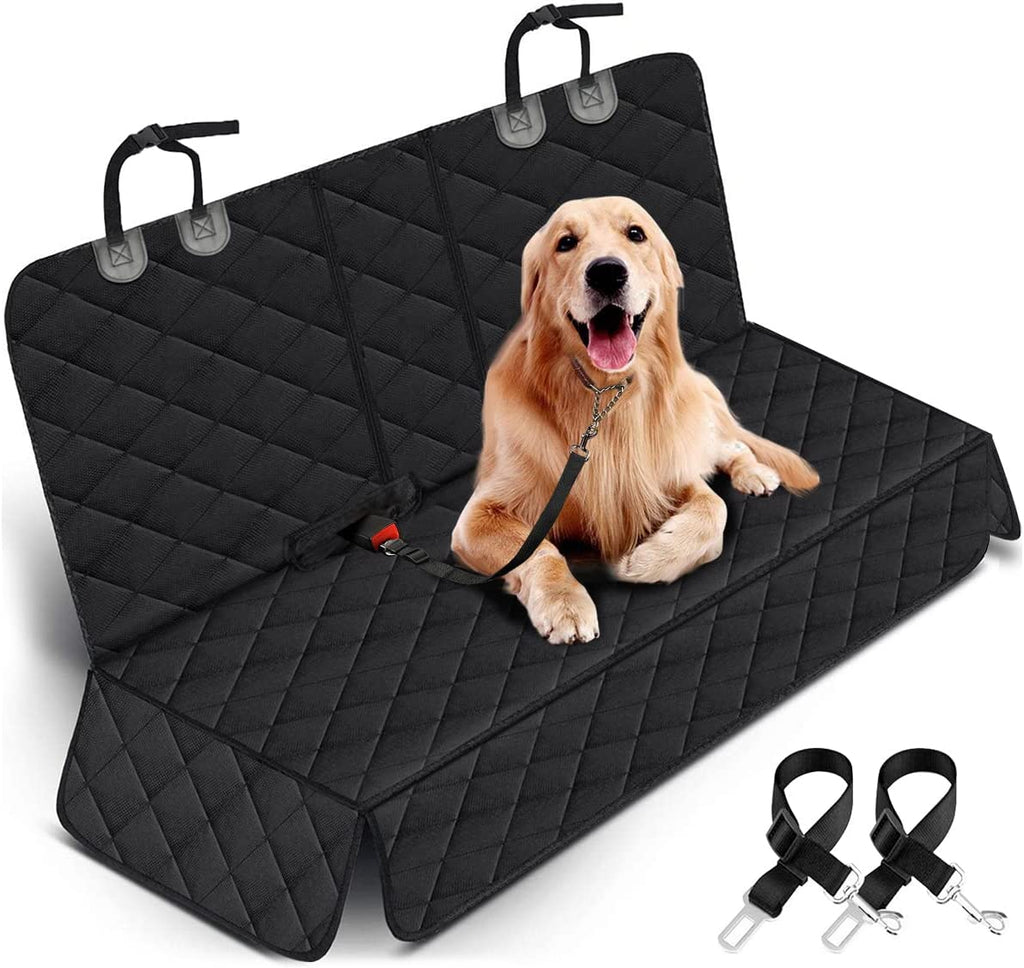 Waterproof Dog Car Seat Cover – Back Seat Protector for Cars, SUVs & Trucks with Armrest Access