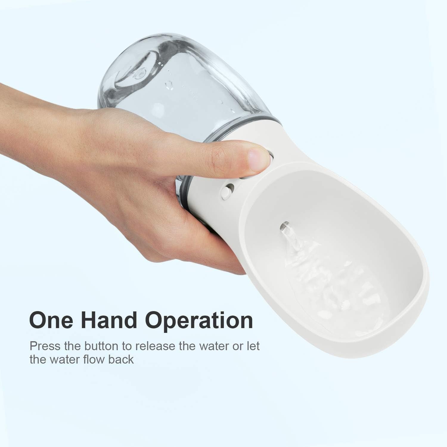Portable Dog Water Bottle – Leak-Proof Travel Water Dispenser with Drinking Bowl