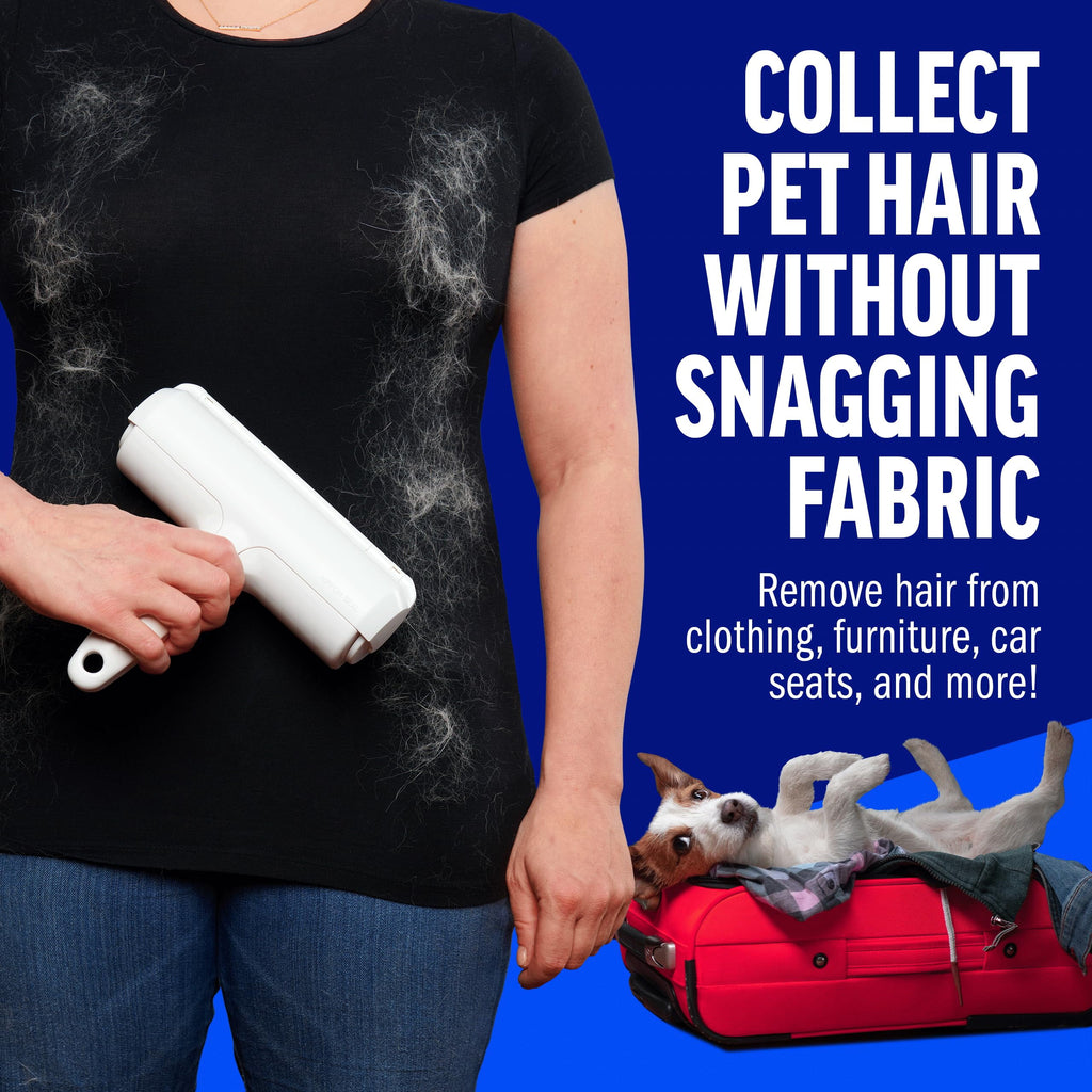 ChomChom Reusable Pet Hair Remover Roller for Dogs & Cats – Removes Hair from Furniture, Carpets & Clothing