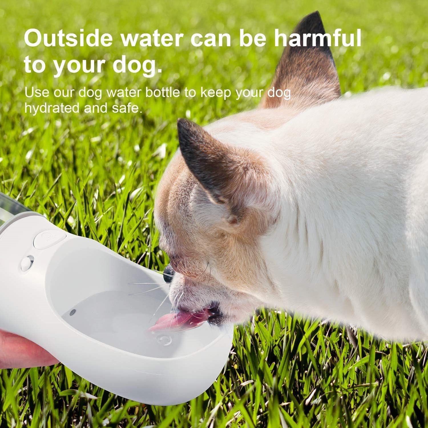 Portable Dog Water Bottle – Leak-Proof Travel Water Dispenser with Drinking Bowl