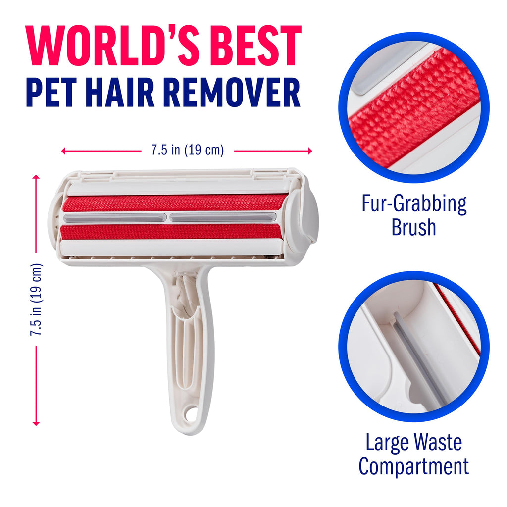 ChomChom Reusable Pet Hair Remover Roller for Dogs & Cats – Removes Hair from Furniture, Carpets & Clothing